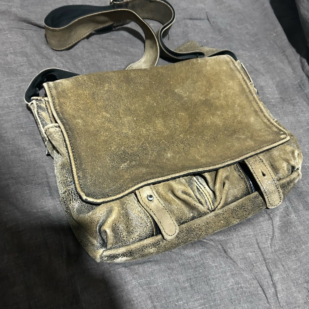 Jas-M.B Leather Messenger Bag